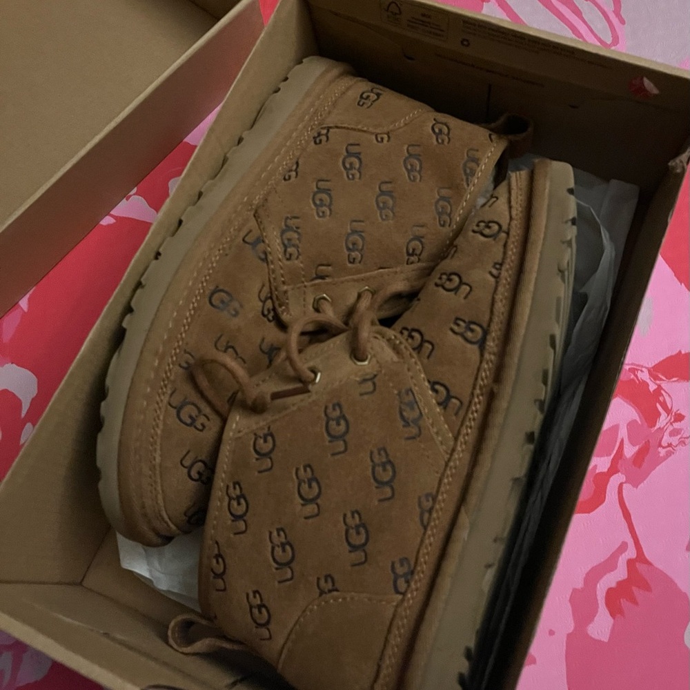 UGG Brown Chunky Sole Boots